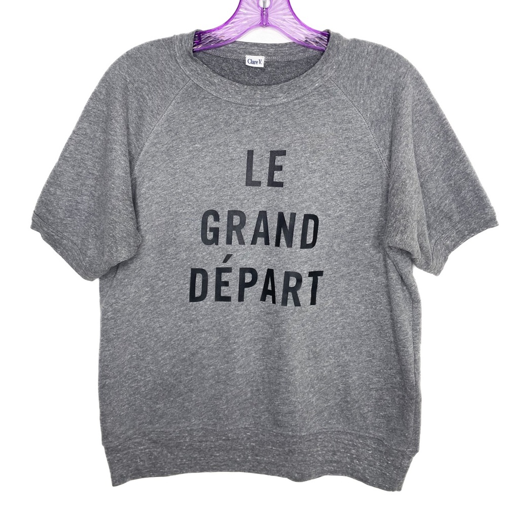 Clare V Le Grand Depart SS Sweatshirt